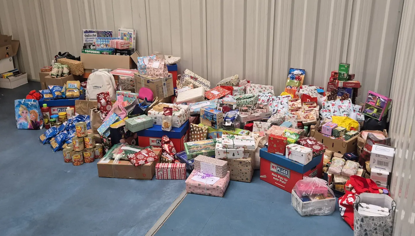 Das Ergebnis der diesjährigen Spendenaktion von My Place Selfstorage.
<br>Foto: My Place